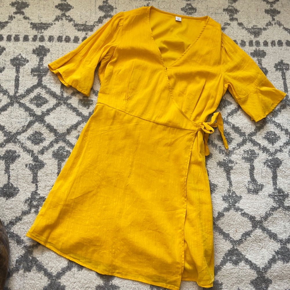 Yellow sun dress